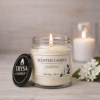 Jasmine Fragrance Handmade Jar Candle – Relaxing Decorative Candle Trysa Candle