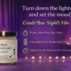 Jasmine Fragrance Handmade Jar Candle – Relaxing Decorative Candle Trysa Candle