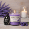 Lavender Fragrance Handmade Jar Candle – Decorative & Aromatherapy Candle trysa candle