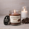 Premium Coffee Scented Jar Candle – Handmade Aromatherapy Decorative Candle Trysa candle