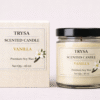 Premium Handmade Vanilla Jar Candle – Soothing Fragrance Decorative Candle Trysa Candle