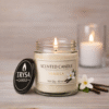 Premium Handmade Vanilla Jar Candle – Soothing Fragrance Decorative Candle Trysa Candle