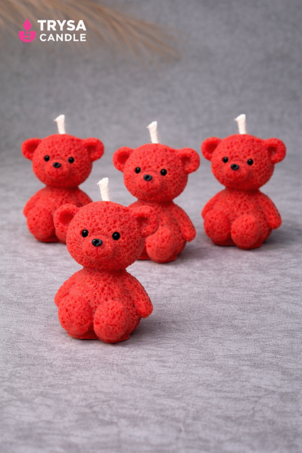 Red-Teddy-Bear-Birthday-Candle-Cute-Decorative-Cake-Candle-Trysa-Candles