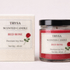 Rose Scented Handmade Jar Candle (149g) – Aromatherapy Decorative Candle for Home trysa candle (2)