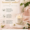 Premium Scented Jasmine Jar Candle| Luxury Candle| Hand Crafted| Natural Soy Wax| Yoga & Meditation Candles| Non Toxic| Smokeless | Romantic Decoration for Diwali, Anniversary, Birthday & Valentine's Day | Gift for Her, Him, Girlfriend & Boyfriend | Trysa candle pack of 1