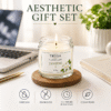 Premium Scented Jasmine Jar Candle| Luxury Candle| Hand Crafted| Natural Soy Wax| Yoga & Meditation Candles| Non Toxic| Smokeless | Romantic Decoration for Diwali, Anniversary, Birthday & Valentine's Day | Gift for Her, Him, Girlfriend & Boyfriend | Trysa candle pack of 1