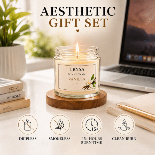trysa-candle-vanilla-scented-romance-party-birthday-gift